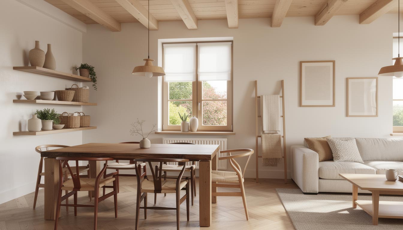 Des idées de décoration en bois pour apporter chaleur et naturel à ...